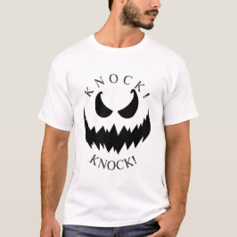 Camiseta Halloween-KNOCK KNOCK!