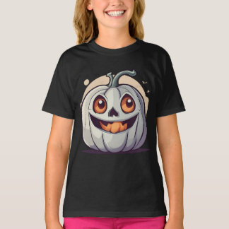 Camiseta Halloween Kürbis Geist