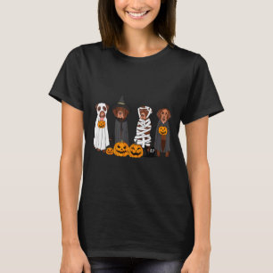 Camiseta Halloween Labrador Marrom Fantasma Soky Chocolate