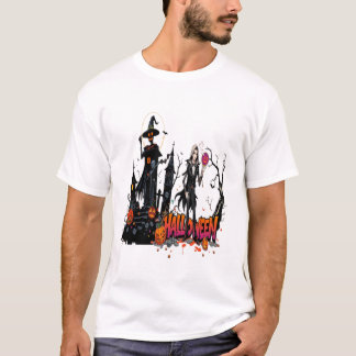 Camiseta halloween ladies graffiti art 3D cool family
