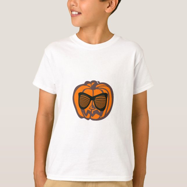 Camiseta Halloween Legal de Abóbora Personalizado (Frente)