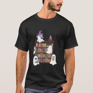 Camiseta Halloween Lendo Figurino do Professor Ler Mais Liv