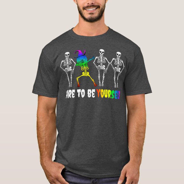 Camiseta Halloween LGBT Pride Costume  Dare To Be Gay (Frente)