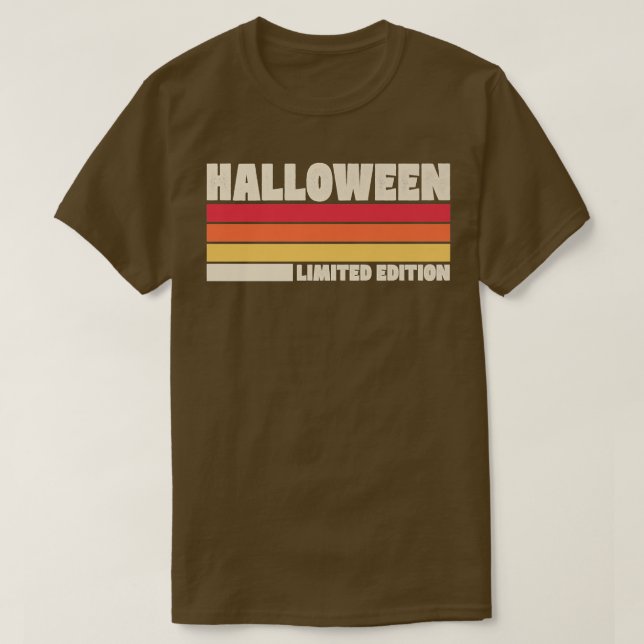 Camiseta Halloween Limited Edition - Vintage retrógrado des (Frente do Design)