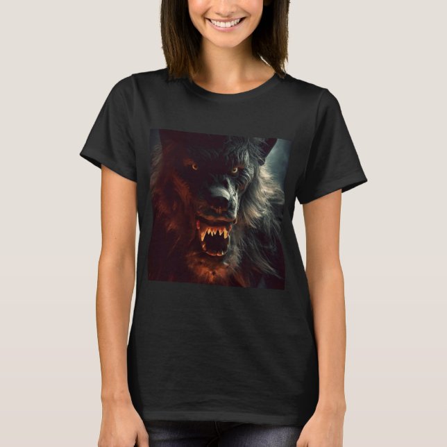 Camiseta Halloween - Lobisomem 3 (Frente)