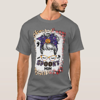 Camiseta Halloween Mãe A Vida Má Manhã Arrepiante Mal Assus