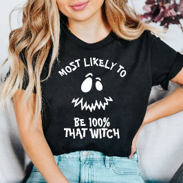 Camiseta Halloween Mais Provável Personalizado