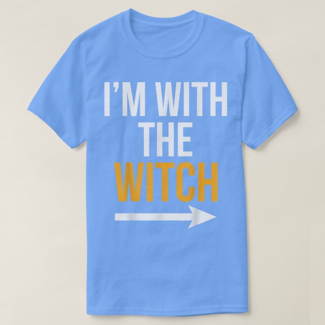 Camiseta Halloween Male Im com o Figurino da Bruxa Engraçad (Frente do Design)