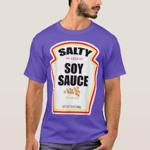Camiseta Halloween Matching Costume Salty Soy Sauce Bottle