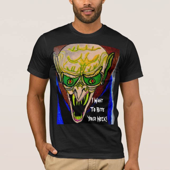Camiseta HALLOWEEN MAU VAMPIRE tee (Frente)