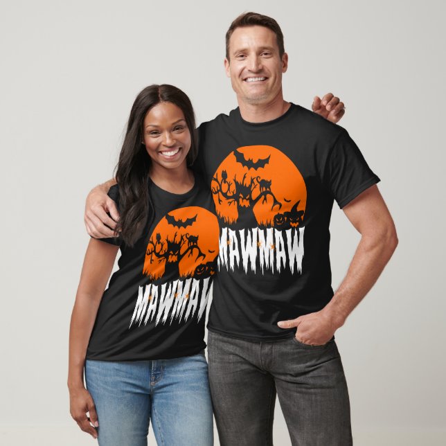 Camiseta Halloween Mawmaw Scary 31 de outubro Presente (Unissex)