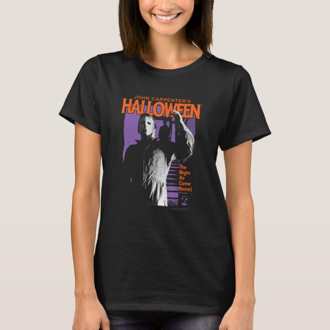 Camiseta Halloween Michael Myers Pop Art (Frente)