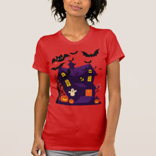 Camiseta Halloween Mistério Casa Tee 🏚️ 🎃