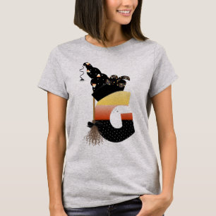 Camiseta Halloween Monograma - Letra G