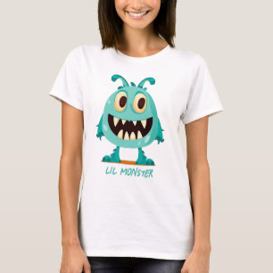 Camiseta Halloween/Monster/desenho animado