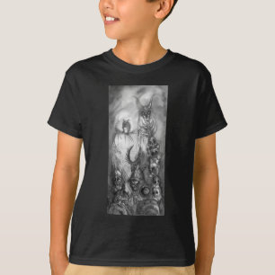 Camiseta HALLOWEEN MONSTERS / ORC WAR Black White Fantasy