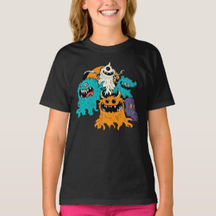 Camiseta Halloween/Monstro/Outubro/Outono