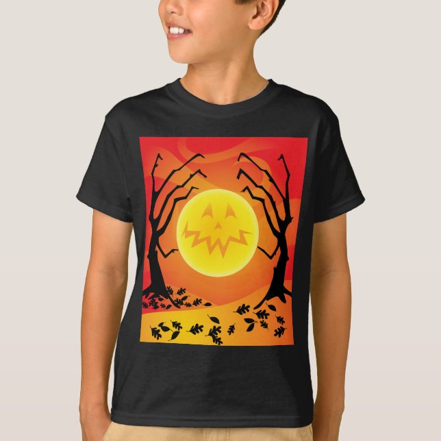 Camiseta Halloween Moon (Frente)