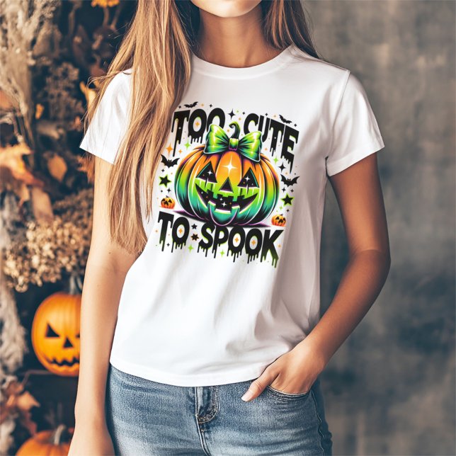 Camiseta Halloween Muito Bonito Para Falar Abóbora Coqueta (Criador carregado)