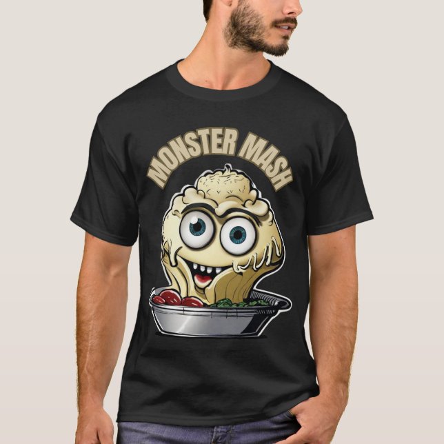 Camiseta Halloween Musical Monster Mash Cute (Frente)