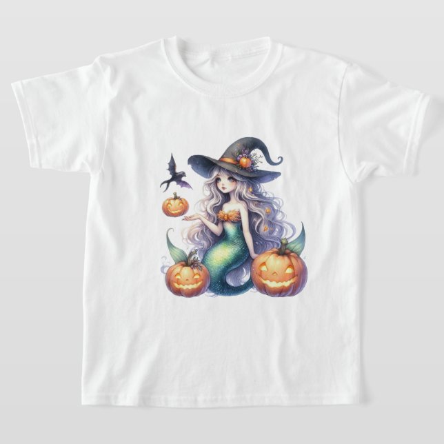 Camiseta Halloween Mystical Smermaid Girl (Postura )