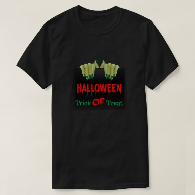 Camiseta Halloween Nails  Classic  (Frente do Design)