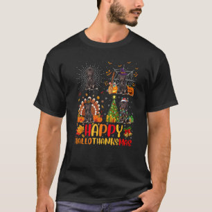 Camiseta Halloween Natal  Cane Corso Cachorro Hallothanksma