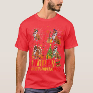 Camiseta Halloween Natal Engraçado Cachorro Inglês Hallotha