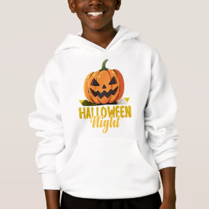 Camiseta Halloween Night Pumpkin Glow em Kid's 50/