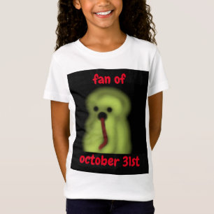 Camiseta Halloween O Espírito Verde Vermelho Negro Está Ass