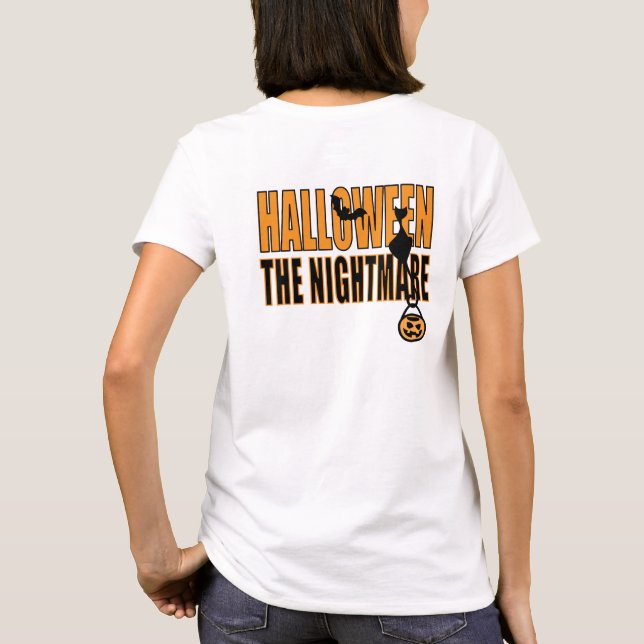 Camiseta Halloween O Pesadelo (Verso)