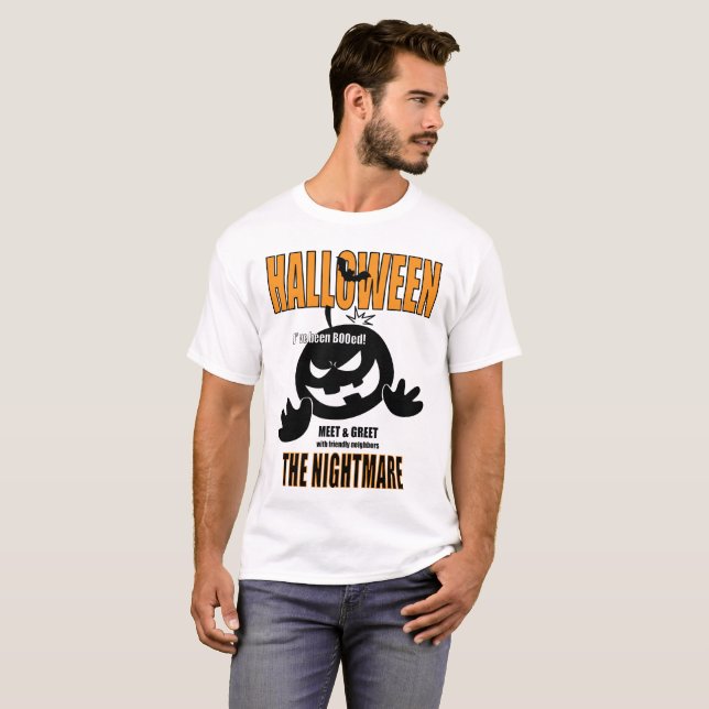 Camiseta Halloween O Pesadelo (Frente Completa)