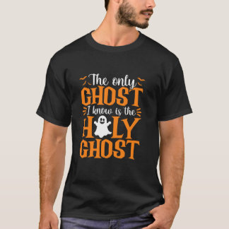 Camiseta Halloween O Único Fantasma Que Conheço É O Espírit