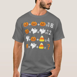 Camiseta Halloween Ordem De Operações Teste Mães De Profess