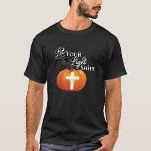Camiseta Halloween ou Hallelujah Night Deixe sua Luz brilha