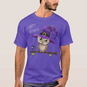 Camiseta Halloween Owl Happy Halloween 3731