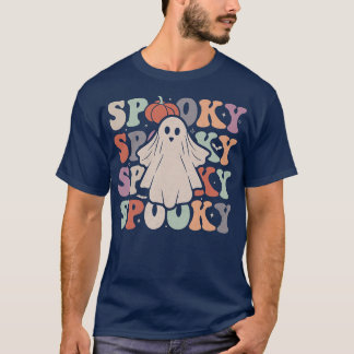 Camiseta Halloween party ghost fun trick or treat for women