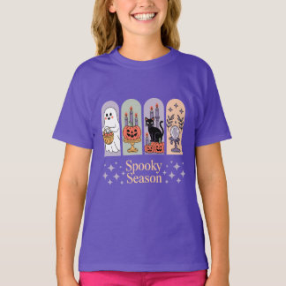 Camiseta Halloween Pattern Spooky Season