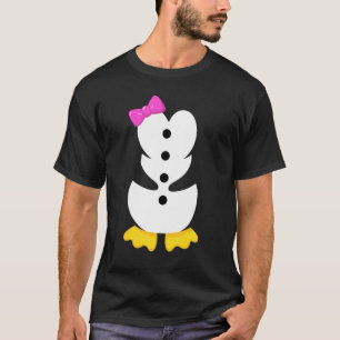 Camiseta Halloween Penguin Costume Black Funny Tuxedo Girl