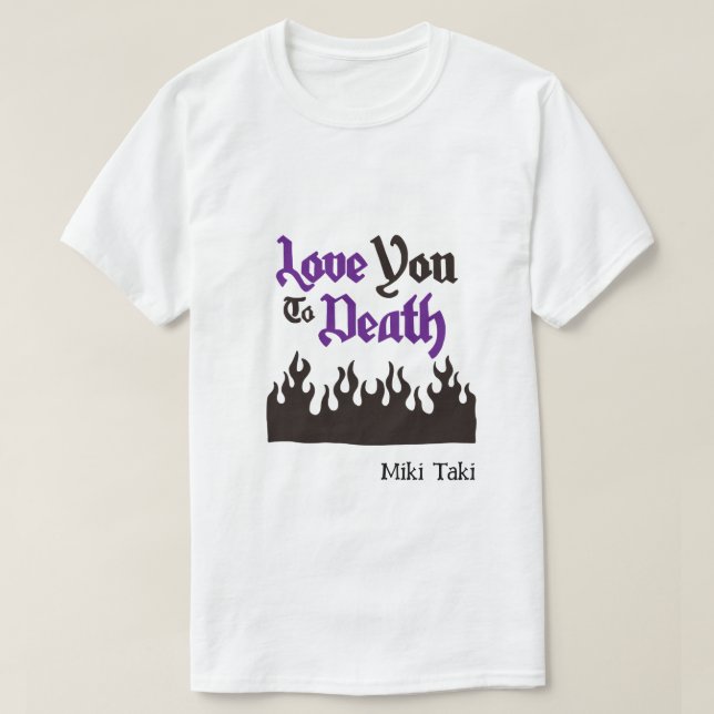 Camiseta Halloween Personalizado Brincadeiro moderno (Frente do Design)