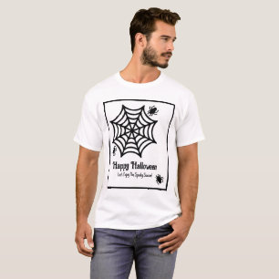 Camiseta Halloween personalizado da teia