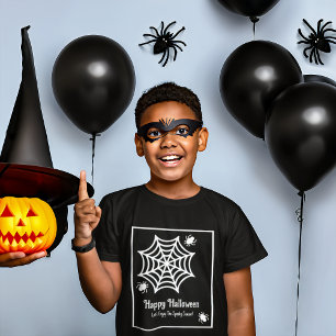 Camiseta Halloween personalizado da teia