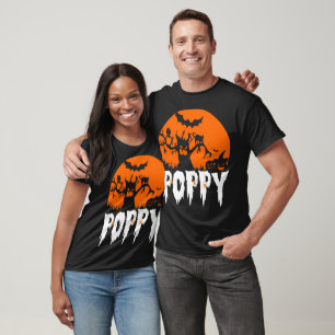 Camiseta Halloween Poppy Scary 31 de outubro Presente