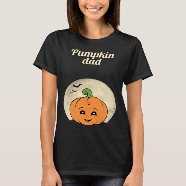Camiseta Halloween Pregnancy Dad Expecting Twin Babies Pump (Frente)