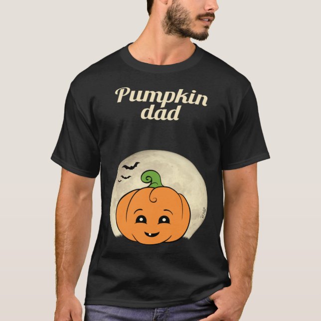 Camiseta Halloween Pregnancy Dad Expecting Twin Babies Pump (Frente)