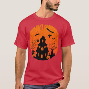 Camiseta Halloween Preguiçoso e assombrado, fantasia assust