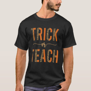 Camiseta Halloween Professora Trick Ou Ensina Costume De Le