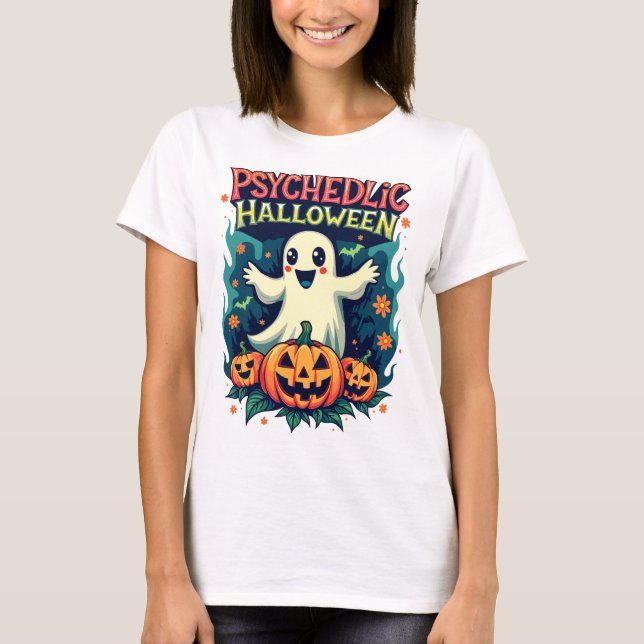 Camiseta Halloween Psicélico (Frente)