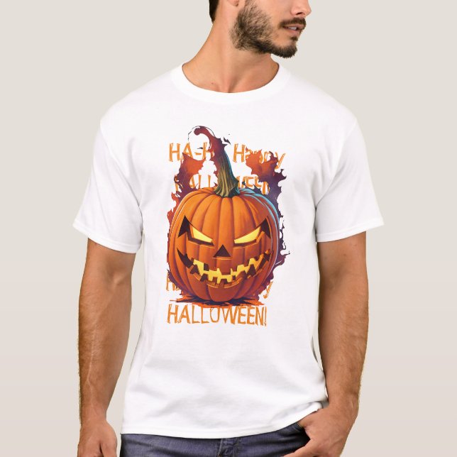 Camiseta Halloween Pumpkin (Frente)