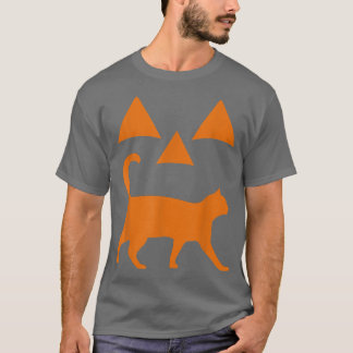 Camiseta Halloween Pumpkin Cat Jackolantern Costume